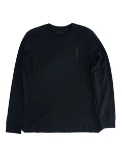 Vertical T-Shirt Long Sleeve - Black