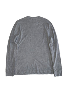 Vertical T-Shirt Long Sleeve - Grey Marl